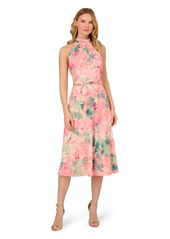 Adrianna Papell Women's Printed Midi Dress