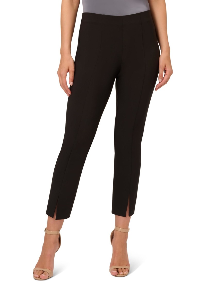 Adrianna Papell Women's Pull ON Pant with Front Slit