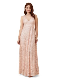 Adrianna Papell Women's Sequin Guipure Gown