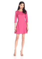 Adrianna Papell Women's Solid A-Line Dress