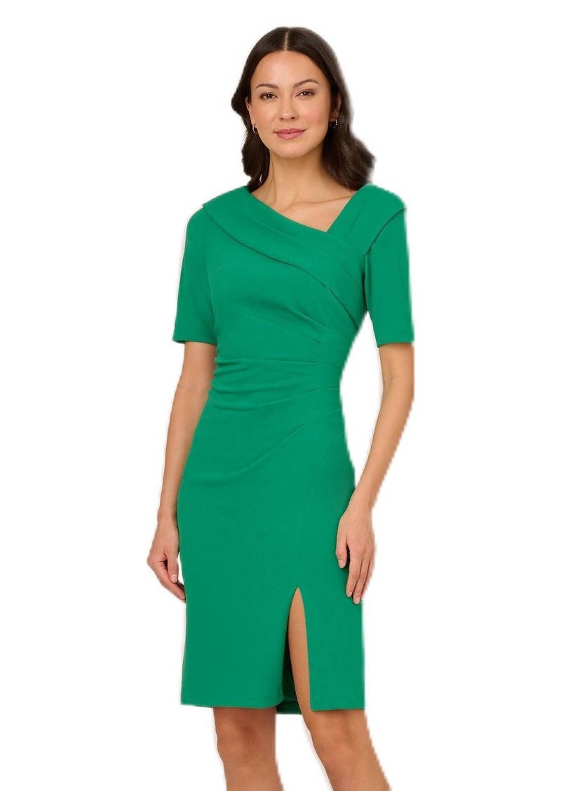 Adrianna Papell Women's Stretch Crepe Dress