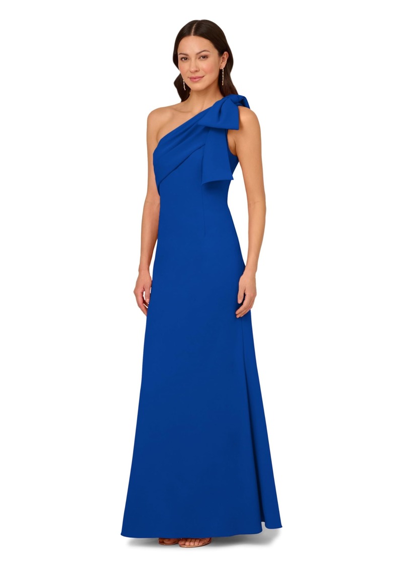 Adrianna Papell Women's Stretch Crepe Long Dress