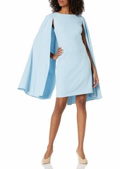 Adrianna Papell Women's Structured Cape Sheath