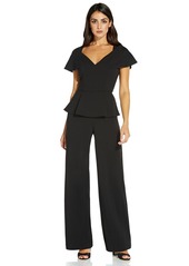 Adrianna Papell Women's Structured Crepe Jumpsuit