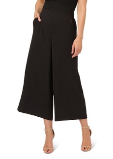 Adrianna Papell Women's Textured Wide Leg Pull ON Pant W/Slit Pockets