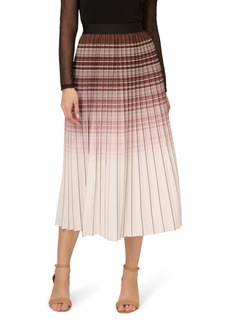 Adrianna Papell Women's Verigated Pleated Skirt