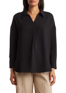 Adrianna Papell Woven Tunic in Black at Nordstrom Rack