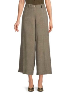 Adrianna Papell Cropped Wide Leg Pants