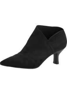 Adrianna Papell Hayes Womens Leather Suede Booties