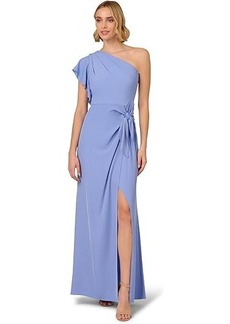 Adrianna Papell One-Shoulder Gown