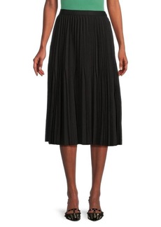 Adrianna Papell Pleated A Line Skirt