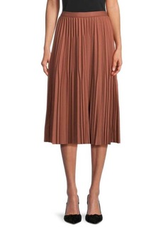 Adrianna Papell Pleated A Line Skirt
