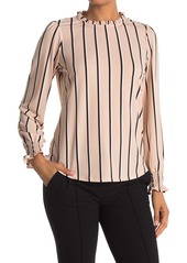 Adrianna Papell Printed Long Sleeve Knit Top