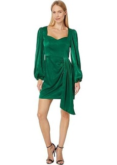 Adrianna Papell Short Satin Dress