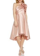 Adrianna Papell One-Shoulder Mikado Cocktail Dress
