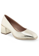 Aerosoles Alae Dress-Pump-Mid Heel - Tan Leather