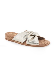 Aerosoles Brady Knot Sandal in Soft Gold Leather at Nordstrom Rack