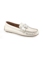 Aerosoles Case Buckle Flat in White Leather at Nordstrom Rack