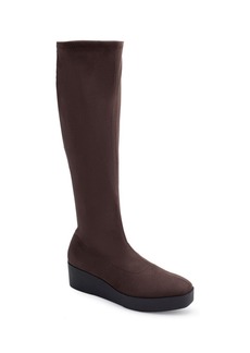Aerosoles Cecina Boot-Casual Boot-Tall-Wedge - Java Faux Suede