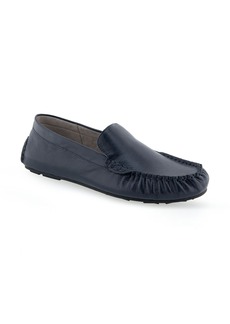 Aerosoles Coby Moc Toe Loafer in Navy Leather at Nordstrom Rack