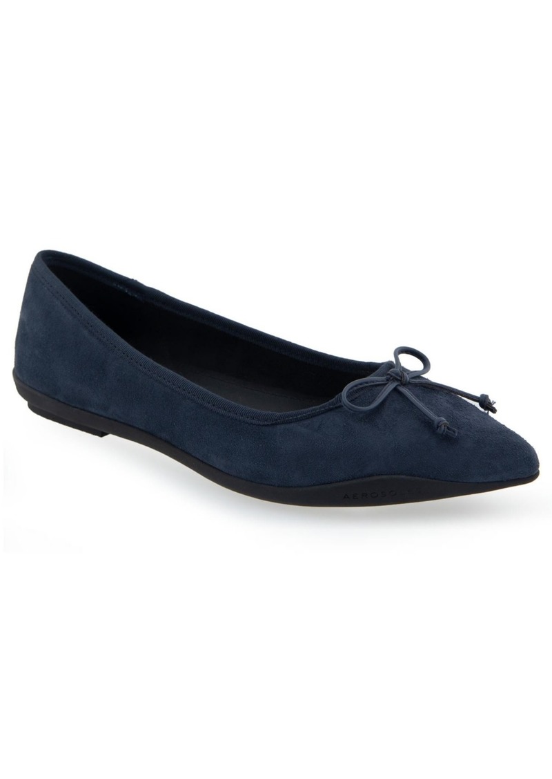 Aerosoles Dumas Dress-Flat - Navy Suede