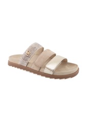 Aerosoles Lee Grip Sole Sandal in White Leather at Nordstrom Rack