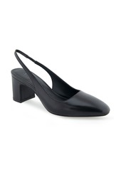 Aerosoles Mags Slingback Pump in Platino Leather at Nordstrom Rack