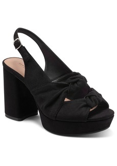 Aerosoles Nadia Dress Heel Sandal - Black Faux Suede