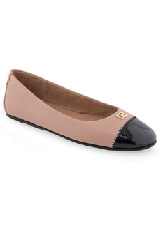 Aerosoles Piper Casual-Ballet-Wedge - Blush Leather