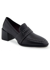 Aerosoles Women's Adorable Slip-on Kitten Heel Sandal - Black Leather