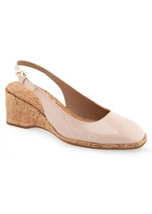 Aerosoles Women's Aria Wedge Slingbacks - Cipria Leather