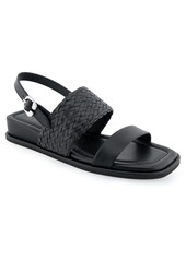 Aerosoles Women's Broome Short Wedge Sandals - Black Polyurethane