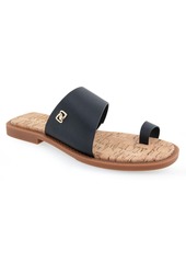 Aerosoles Women's Carder Slip On Sandals - Black Polyurethane