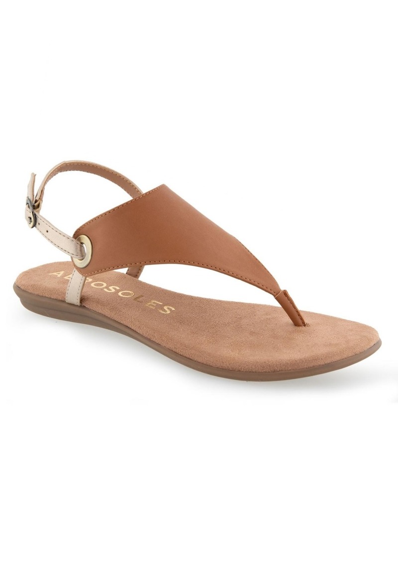 Aerosoles Women's Conclusion Sandals - Tan Combo