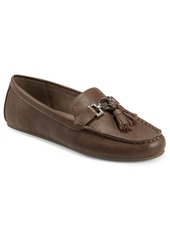 Aerosoles Women's Deanna Driving Style Loafers - Tan Faux Suede