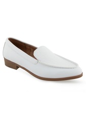 Aerosoles Women's Edna Tailored Loafers - White Polyurethane