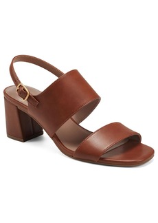 Aerosoles Women's Emmex Heel Dress Sandals - Brown Faux Leather