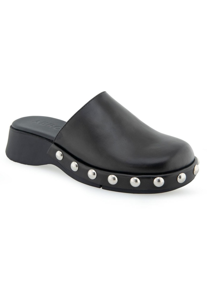 Aerosoles Women's Faye Clogs - Black Leather