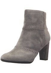 Aerosoles Women's First AVE Ankle Boot dark gray suede  M US