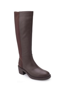 Aerosoles Women's Gabicce Tall Block Heel Boot - Java Leather