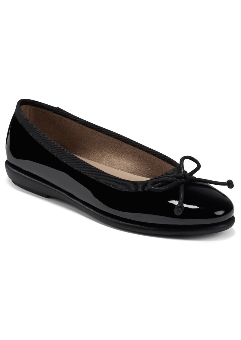 Aerosoles Women's Homebet Ballet Flats - Black Patent Polyurethane