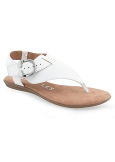 Aerosoles Women's Isa Flat Sandals - White