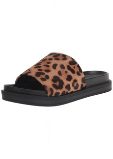 Aerosoles Women's Leila Slide Sandal Leopard TAN