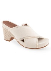 Aerosoles Women's Madina Open Toe Wedge Sandals - Sand Raffia