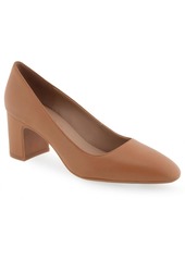 Aerosoles Women's Minetta Covered Heel Pumps - Cipria Leather