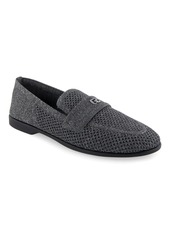 Aerosoles Women's Nanti Knit Smoking Slipper Flats - Black Knit Fabric