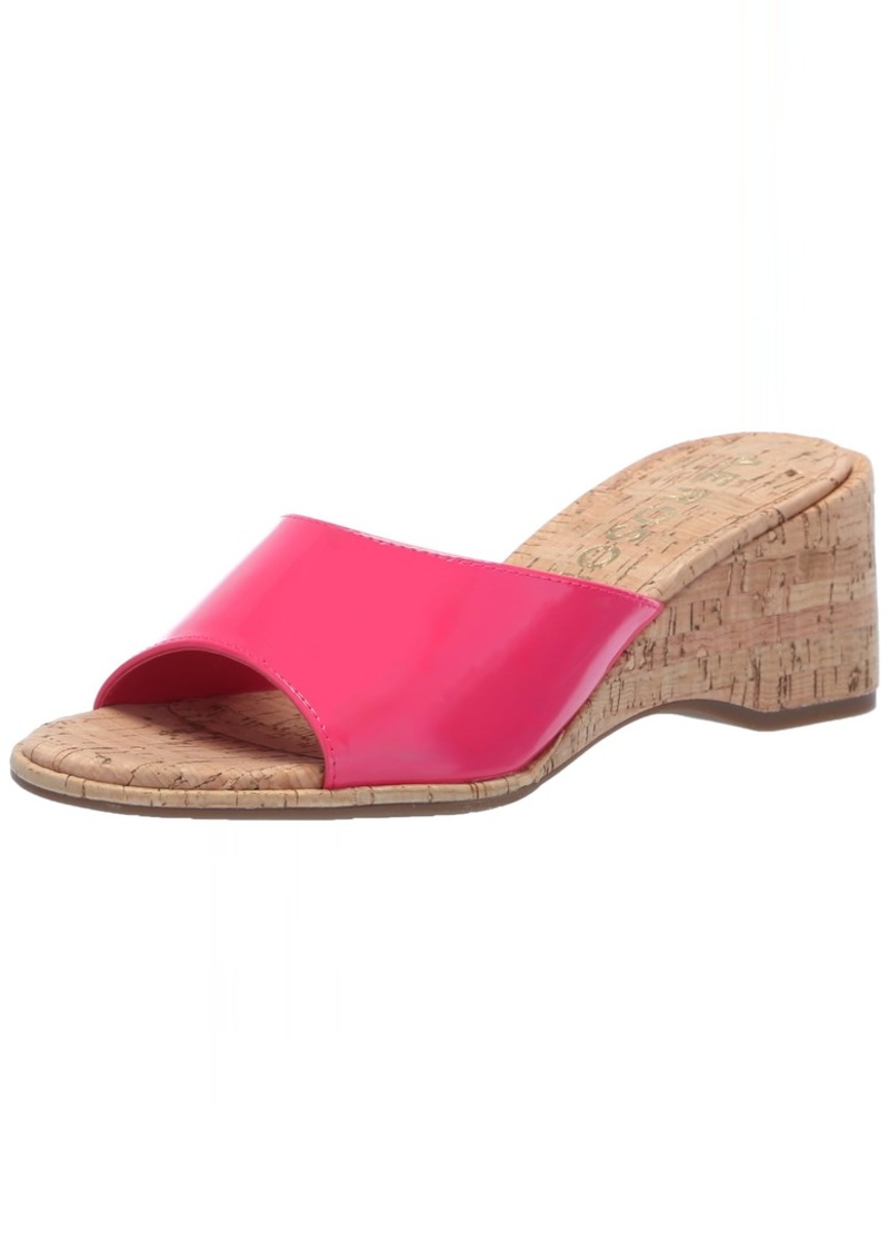 Aerosoles Women's New Year Wedge Sandal Virtual Pink Patent PU