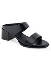 Aerosoles Women's Nika Chunky Heel Sandals - Black Leather