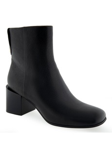 Aerosoles Women's Ortona Midcalf Bootie Heel - Black Leather