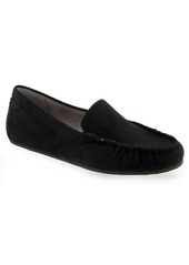 Aerosoles Women's Over Drive Driving Style Loafers - Black Leather